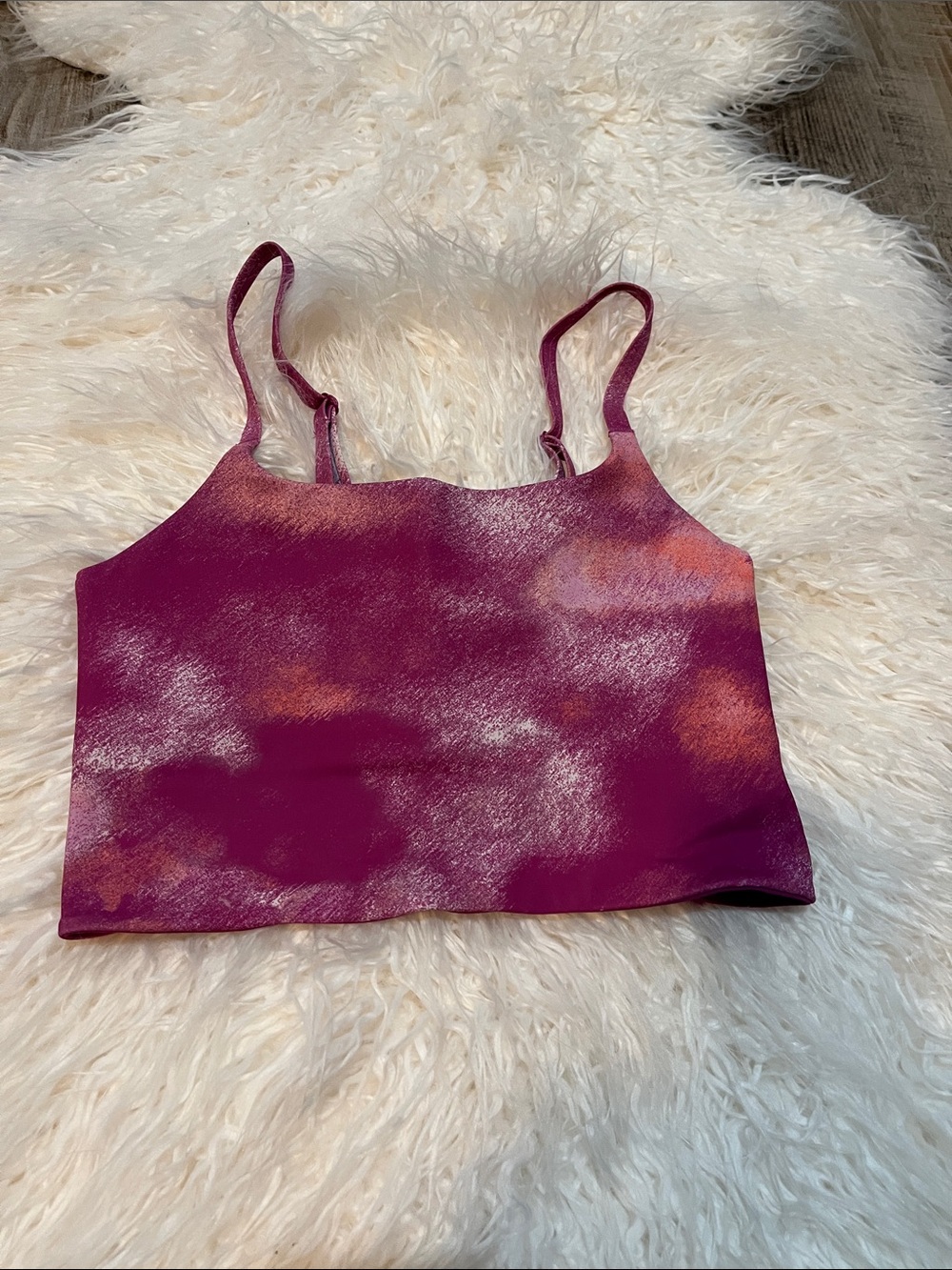 Nike One Convertible Light-Support Lightly Lined Longline Printed Sports Bra - Picture 7 of 14